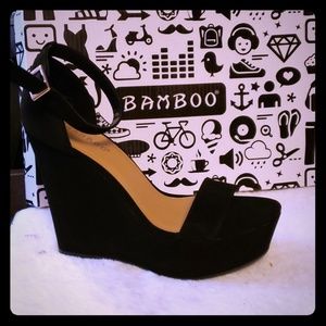 SOLD!!! Black Wedges
